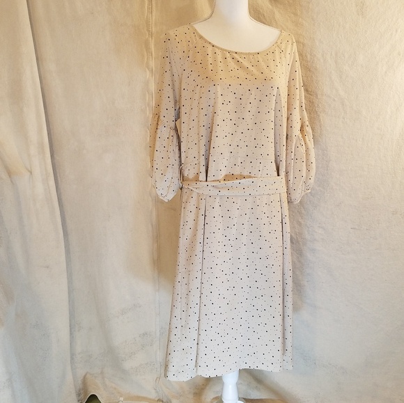 Vertigo Paris Cream Black Polka Dot Vintage Style - Picture 2 of 4